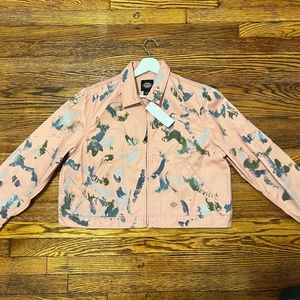 Dickies X Urban Renewal Remade Paint Zip Jacket (Size Large)